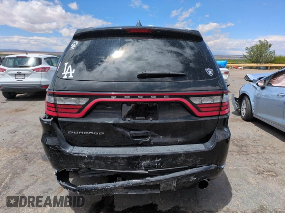 2017 Dodge Durango SXT with VIN 1C4RDHAG7HC740824, listed as a Copart auction lot 57552105 with 132,870 mi miles and Salvage title. Bid and sale history available at DreamBid. Image 6.