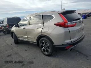 2017 Honda CR-V Touring with VIN 5J6RW2H90HL049188, listed as a Copart auction lot 86656364 with 28,498 mi miles and Salvage Title. Bid and sale history available at carsss.com. Image 2.