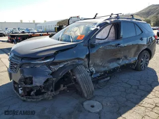 2024 Chevrolet Equinox RS with VIN 3GNAXMEG9RL114096, listed as a Copart auction lot 46322925 with 24,555 mi miles and Salvage Title. Bid and sale history available at carsss.com. Image 1.
