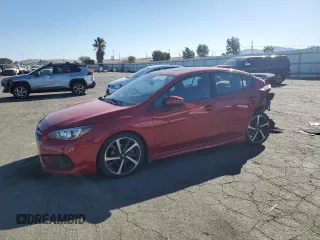 2020 Subaru Impreza Sport with VIN 4S3GKAM67L3602734, listed as a Copart auction lot 78462304 with 72,873 mi miles and Salvage Title. Bid and sale history available at carsss.com. Image 1.