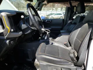 2021 Ford Bronco with VIN 1FMEE5DP2MLA87380, listed as a Copart auction lot 48751495 with 39,568 mi miles and Salvage Title. Bid and sale history available at DreamBid. Image 7.