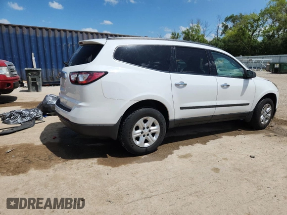 2017 Chevrolet Traverse LS with VIN 1GNKRFKD3HJ161246, listed as a Copart auction lot 61984955 with Not provided miles and Non repairable. Bid and sale history available at DreamBid. Image 3.