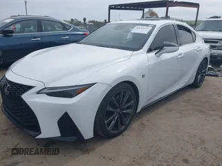 2023 Lexus IS with VIN JTHGZ1B23P5069379, listed as a IAAI auction lot 41810913 with 24,529 mi miles. Bid and sale history available at carsss.com. Image 18.