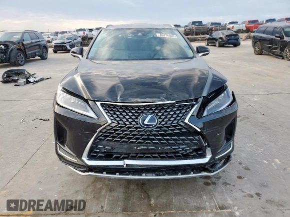 2020 Lexus RX with VIN 2T2HGMDA8LC050594, listed as a Copart auction lot 45374005 with 29,344 mi miles and Salvage Title. Bid and sale history available at carsss.com. Image 5.