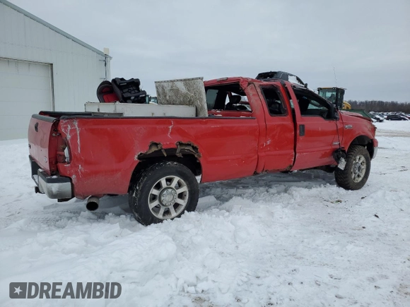 2007 Ford F-250 XL with VIN 1FTSX21P97EA10101, listed as a Copart auction lot 41386715 with Not Provided miles and Salvage Title. Bid and sale history available at DreamBid. Image 3.