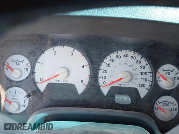 2006 Dodge 2500 SLT with VIN 1D7KS28C76J233704, listed as a IAAI auction lot 42049532 with 297,783 mi miles. Bid and sale history available at carsss.com. Image 7.