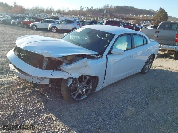 2016 Dodge Charger SXT with VIN 2C3CDXJG4GH259669, listed as a IAAI auction lot 41805408 with 207,187 mi miles. Bid and sale history available at carsss.com. Image 2.