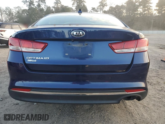 2018 Kia Optima LX with VIN 5XXGT4L39JG219218, listed as a Copart auction lot 86325164 with 179,531 mi miles and Salvage Title. Bid and sale history available at carsss.com. Image 6.
