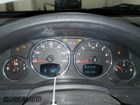 2010 Jeep Liberty Sport with VIN 1J4PP2GKXAW118062, listed as a Copart auction lot 47325445 with 206,134 mi miles and Clean Title. Bid and sale history available at DreamBid. Image 9.