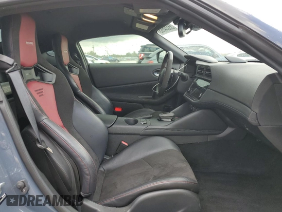 2024 Nissan Z Nismo with VIN JN1BZ4CH0RM360854, listed as a Copart auction lot 55534695 with 24,588 mi miles and Salvage Title. Bid and sale history available at DreamBid. Image 10.