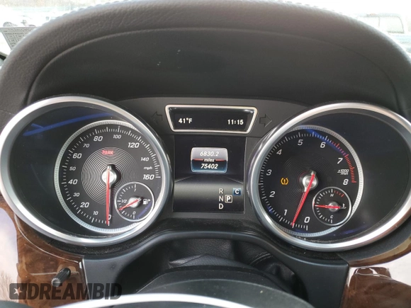 2017 Mercedes-Benz GLS with VIN 4JGDF6EE1HA824341, listed as a Copart auction lot 39469083 with 75,402 mi miles. Bid and sale history available at carsss.com. Image 9.