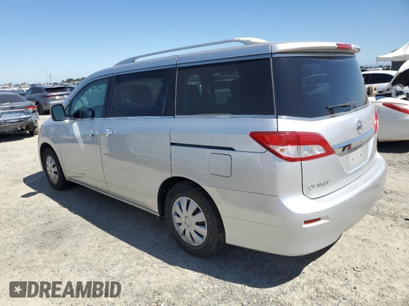 2012 Nissan Quest S with VIN JN8AE2KP9C9037936, listed as a Copart auction lot 70925444 with 164,614 mi miles and Clean Title. Bid and sale history available at carsss.com. Image 2.