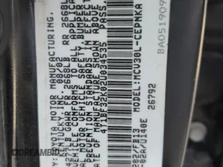 2002 Toyota Camry XLE z VIN 4T1BF32K02U034535, wystawiony jako Copart lot #53894995 z przebiegiem 253 037 mil mil oraz Szkoda całkowita • Salvage title. Historia ofert i sprzedaży dostępna na DreamBid. Obrazek 13.