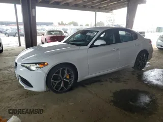 2018 Alfa Romeo Giulia Ti Sport with VIN ZARFAEEN0J7583788, listed as a Copart auction lot 51372755 with 84,668 mi miles and Clean Title. Bid and sale history available at carsss.com. Image 1.