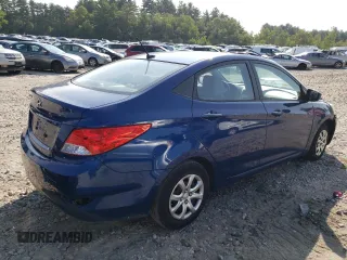 2015 Hyundai Accent GLS with VIN KMHCT4AE6FU893679, listed as a Copart auction lot 63344473 with Not Provided miles. Bid and sale history available at carsss.com. Image 3.