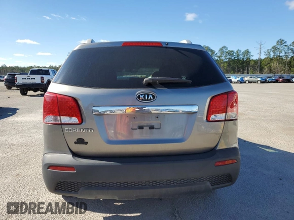 2013 Kia Sorento LX with VIN 5XYKT4A25DG348643, listed as a Copart auction lot 47824175 with 149,964 mi miles and Salvage Title. Bid and sale history available at carsss.com. Image 6.