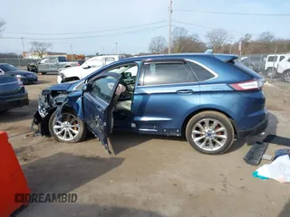 2018 Ford Edge Titanium with VIN 2FMPK4K98JBB18255, listed as a IAAI auction lot 41875471 with 166,896 mi miles. Bid and sale history available at carsss.com. Image 15.