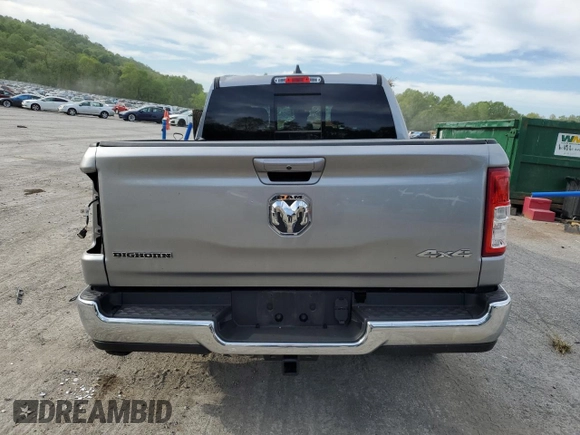 2022 Ram 1500 Big Horn with VIN 1C6RRFFG1NN461553, listed as a Copart auction lot 56664505 with 34,926 mi miles and Salvage title. Bid and sale history available at DreamBid. Image 6.
