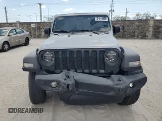 2020 Jeep Wrangler Unlimited Willys with VIN 1C4HJXDG7LW186671, listed as a Copart auction lot 54090865 with 67,882 mi miles and Salvage title. Bid and sale history available at DreamBid. Image 5.