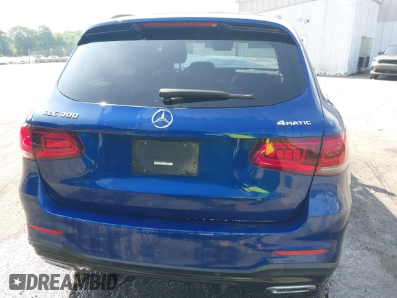 2020 Mercedes-Benz GLC with VIN WDC0G8EB1LF705695, listed as a IAAI auction lot 39381915 with 14,364 mi miles. Bid and sale history available at carsss.com. Image 15.