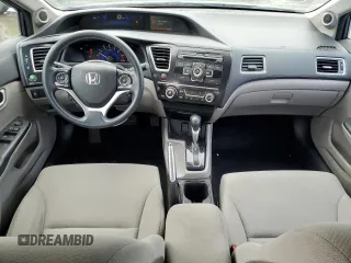 2013 Honda Civic EX with VIN 19XFB2F81DE243410, listed as a Copart auction lot 47586305 with 103,639 mi miles and Salvage Title. Bid and sale history available at DreamBid. Image 8.