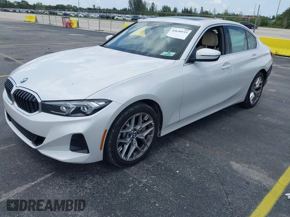 2025 BMW 3 Series 330i with VIN 3MW69CW0XS8F32371, listed as a IAAI auction lot 42630553 with 11,417 mi miles and . Bid and sale history available at DreamBid. Image 2.