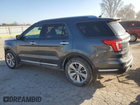 2019 Ford Explorer Limited with VIN 1FM5K8FH1KGB15899, listed as a Copart auction lot 82613044 with 130,417 mi miles and Salvage Title. Bid and sale history available at carsss.com. Image 2.
