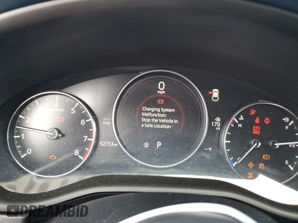 2020 Mazda CX-30 with VIN 3MVDMBBL9LM104107, listed as a Copart auction lot 62007684 with 52,753 mi miles and Salvage Title. Bid and sale history available at DreamBid. Image 9.