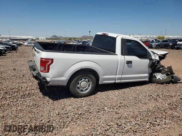 2016 Ford F-150 XL with VIN 1FTMF1C84GKG01496, listed as a Copart auction lot 45422615 with 0 mi miles and Salvage Title. Bid and sale history available at carsss.com. Image 3.