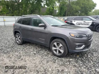 2019 Jeep Cherokee Limited with VIN 1C4PJMDN9KD169907, listed as a Copart auction lot 58623505 with 62,659 mi miles and Salvage title. Bid and sale history available at DreamBid. Image 4.
