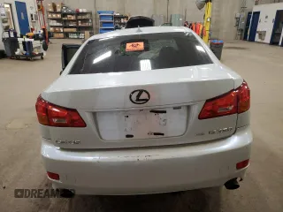 2008 Lexus IS 250 with VIN JTHCK262X85022998, listed as a Copart auction lot 54437675 with 205,216 mi miles and Non repairable. Bid and sale history available at DreamBid. Image 6.