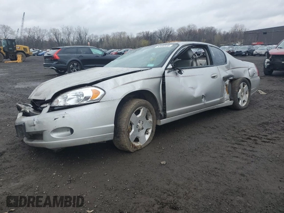 2007 Chevrolet Monte Carlo LT with VIN 2G1WK15K479177356, listed as a Copart auction lot 52896935 with 200,304 mi miles and Salvage title. Bid and sale history available at DreamBid. Image 1.
