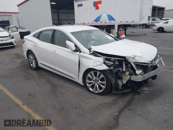 2014 Hyundai Azera Limited z VIN KMHFH4JG7EA365603, wystawiony jako IAAI lot #41297919 z przebiegiem 83 690 mil mil oraz . Historia ofert i sprzedaży dostępna na DreamBid. Obrazek 1.