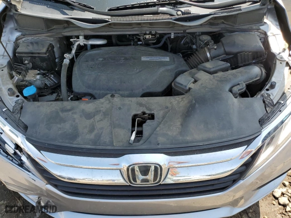 2019 Honda Odyssey EX-L with VIN 5FNRL6H76KB113491, listed as a Copart auction lot 51451955 with 110,805 mi miles and Salvage Title. Bid and sale history available at carsss.com. Image 12.