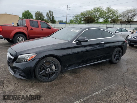 2019 Mercedes-Benz C 300 with VIN WDDWJ8EB8KF804150, listed as a Copart auction lot 54658455 with 86,956 mi miles and Clean Title. Bid and sale history available at carsss.com. Image 1.