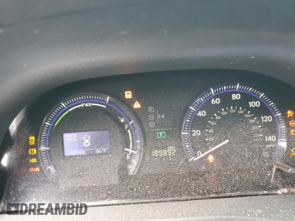 2010 Lexus HS 250h with VIN JTHBB1BAXA2010196, listed as a Copart auction lot 69026554 with 189,892 mi miles and Salvage Title. Bid and sale history available at DreamBid. Image 9.