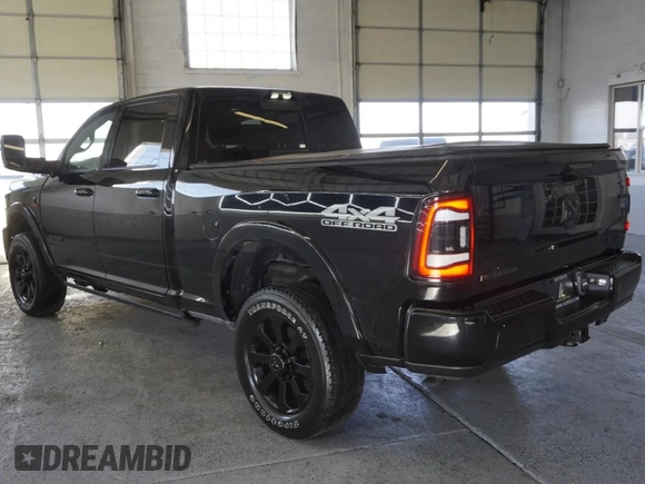 2021 Ram 2500 Laramie with VIN 3C6UR5FL9MG531373, listed as a Copart auction lot 50065755 with 96,144 mi miles and Salvage Title. Bid and sale history available at carsss.com. Image 4.
