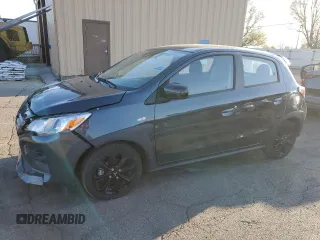 2024 Mitsubishi Mirage Black Edition with VIN ML32AWHJ4RH006603, listed as a Copart auction lot 53066565 with 18,095 mi miles and Clean title. Bid and sale history available at DreamBid. Image 1.