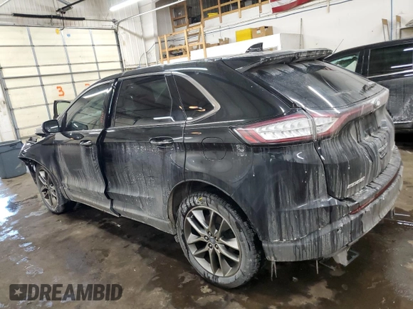 2015 Ford Edge Titanium with VIN 2FMTK4K96FBB69792, listed as a Copart auction lot 45319865 with 158,335 mi miles and Salvage Title. Bid and sale history available at carsss.com. Image 2.