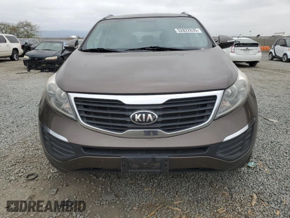 2013 Kia Sportage LX with VIN KNDPB3A20D7511165, listed as a Copart auction lot 52822635 with 190,219 mi miles and Salvage Title. Bid and sale history available at carsss.com. Image 5.