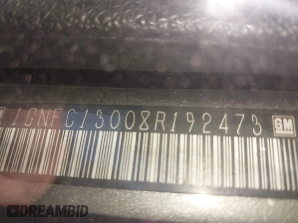 2008 Chevrolet Tahoe LTZ с VIN 1GNFC13008R192473, выставлен на аукционе IAAI как лот 41353411 с пробегом 163 581 миль миль и . История ставок и продаж доступна на DreamBid. Изображение 9.