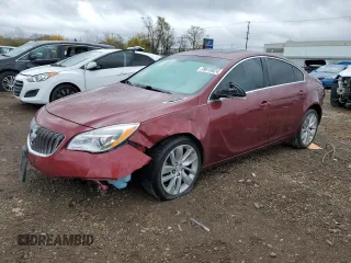 2017 Buick Regal with VIN 2G4GM5EXXH9123615, listed as a Copart auction lot 78610824 with 56,886 mi miles and Salvage Title. Bid and sale history available at carsss.com. Image 1.