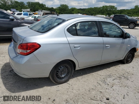 2017 Mitsubishi Mirage ES z VIN ML32F3FJ5HHF08931, wystawiony jako Copart lot #58854815 z przebiegiem 97 886 mil mil oraz Czysty tytuł • Clean title. Historia ofert i sprzedaży dostępna na DreamBid. Obrazek 3.