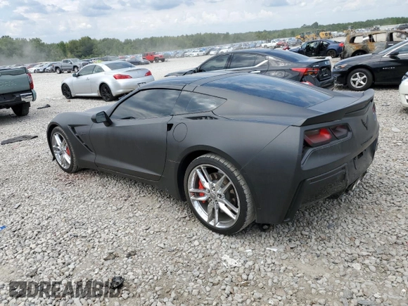 2016 Chevrolet Corvette 2LT with VIN 1G1YD2D74G5104720, listed as a Copart auction lot 70192474 with 34,686 mi miles and Salvage Title. Bid and sale history available at carsss.com. Image 2.