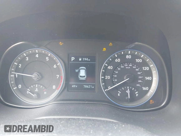 2019 Hyundai Kona SEL with VIN KM8K2CAA5KU366944, listed as a IAAI auction lot 42012927 with 78,621 mi miles and . Bid and sale history available at DreamBid. Image 7.
