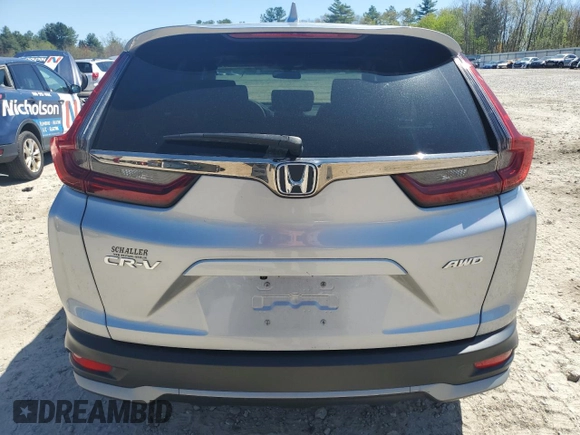2020 Honda CR-V EX with VIN 2HKRW2H56LH621512, listed as a Copart auction lot 54321615 with 117,713 mi miles and Salvage Title. Bid and sale history available at DreamBid. Image 6.