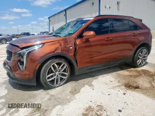 2020 Cadillac XT4 FWD Sport with VIN 1GYFZER45LF025992, listed as a Copart auction lot 60110325 with 43,820 mi miles and Salvage title. Bid and sale history available at DreamBid. Image 1.