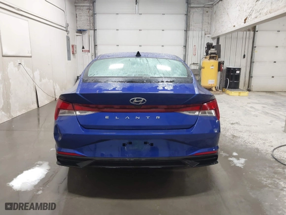 2022 Hyundai Elantra SE with VIN KMHLL4AG8NU368302, listed as a IAAI auction lot 41493595 with 56,823 mi miles. Bid and sale history available at carsss.com. Image 16.