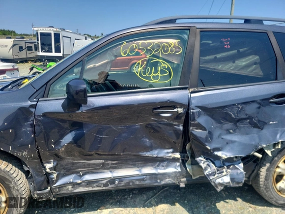 2018 Subaru Forester with VIN JF2SJEBC3JH424769, listed as a Copart auction lot 60532085 with 80,079 mi miles and Salvage title. Bid and sale history available at DreamBid. Image 7.