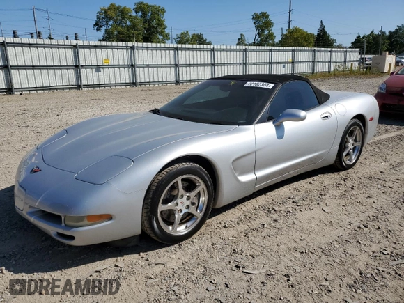2001 Chevrolet Corvette with VIN 1G1YY32GX15100160, listed as a Copart auction lot 72182304 with 83,126 mi miles and Clean Title. Bid and sale history available at carsss.com. Image 1.